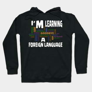 LEARNING FOREIGN LANGUAGE Hoodie